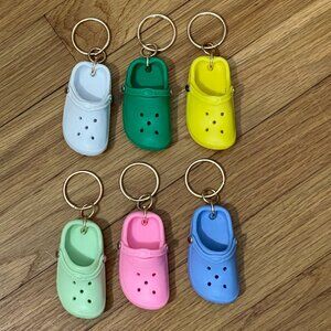 Mini Croc Shoe Key Chain-Croc Shoe Keyring-New!